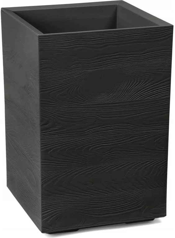 Lamela Kvetináč Karo Eco Coffee doska, antracit, 400 × 400 × 600 mm