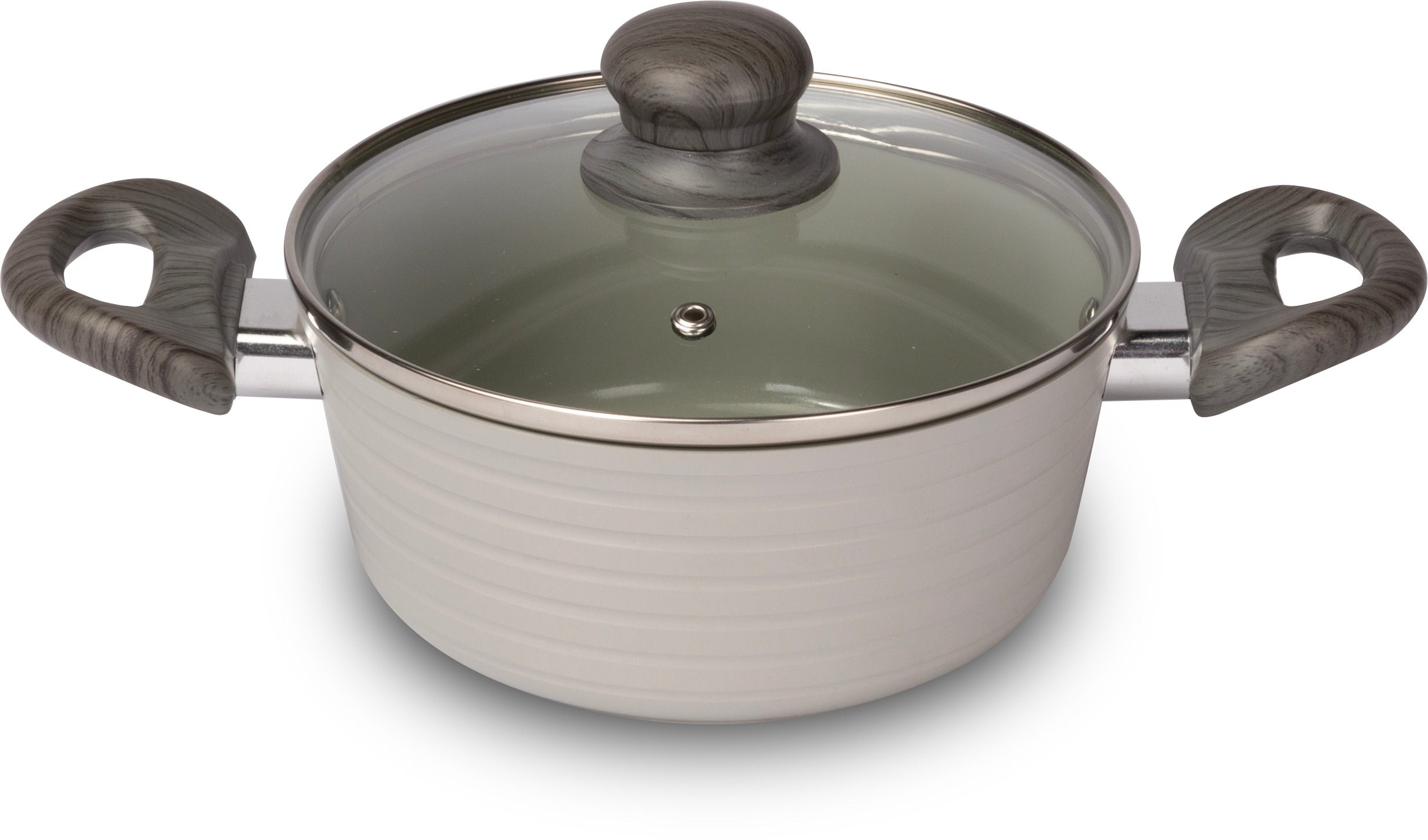 Lamart LT1266 STRIPE Kastról s pokrievkou 18 cm