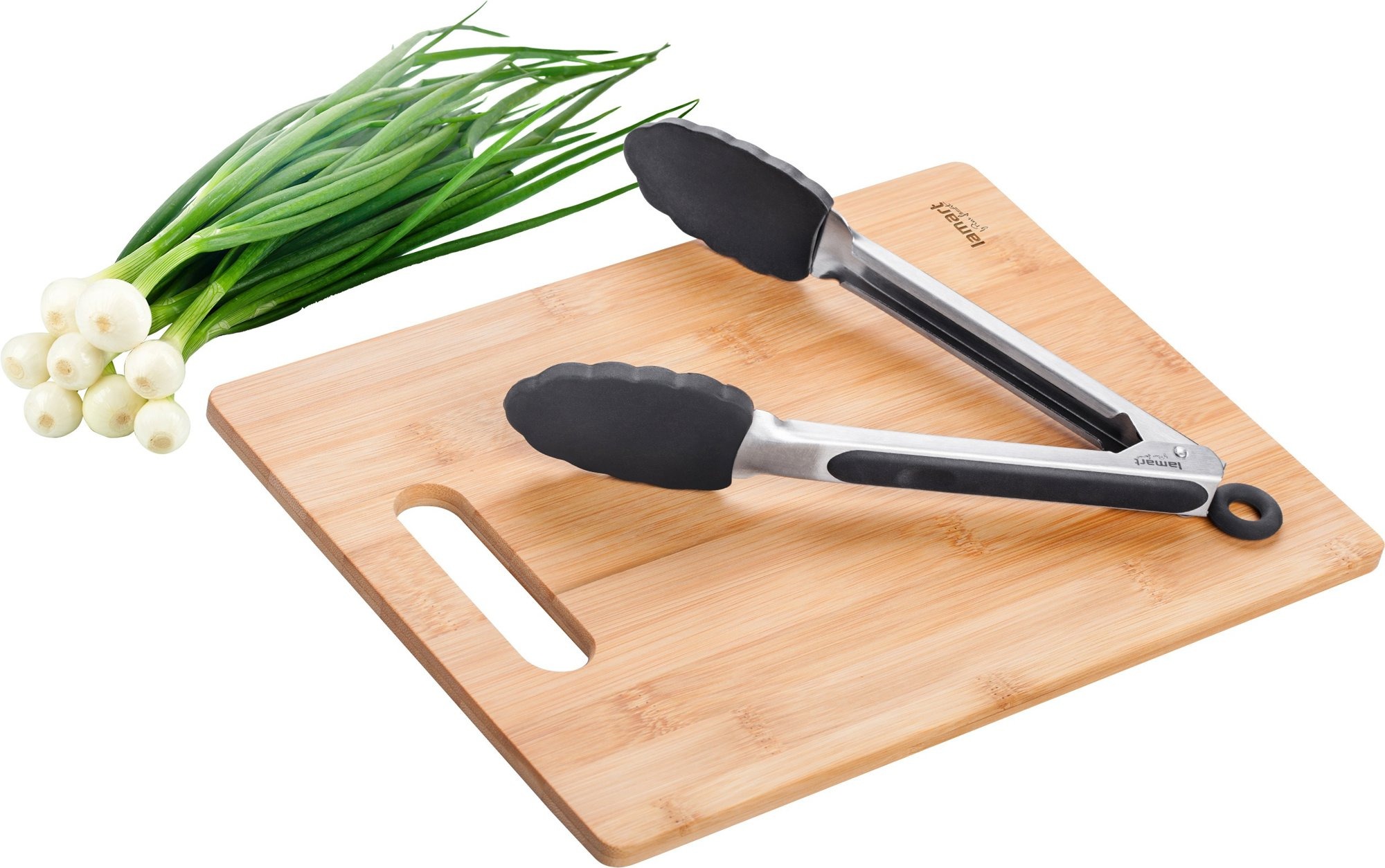 Lamart LT2060 doska na krájanie 30 × 22 kliešte Bambo