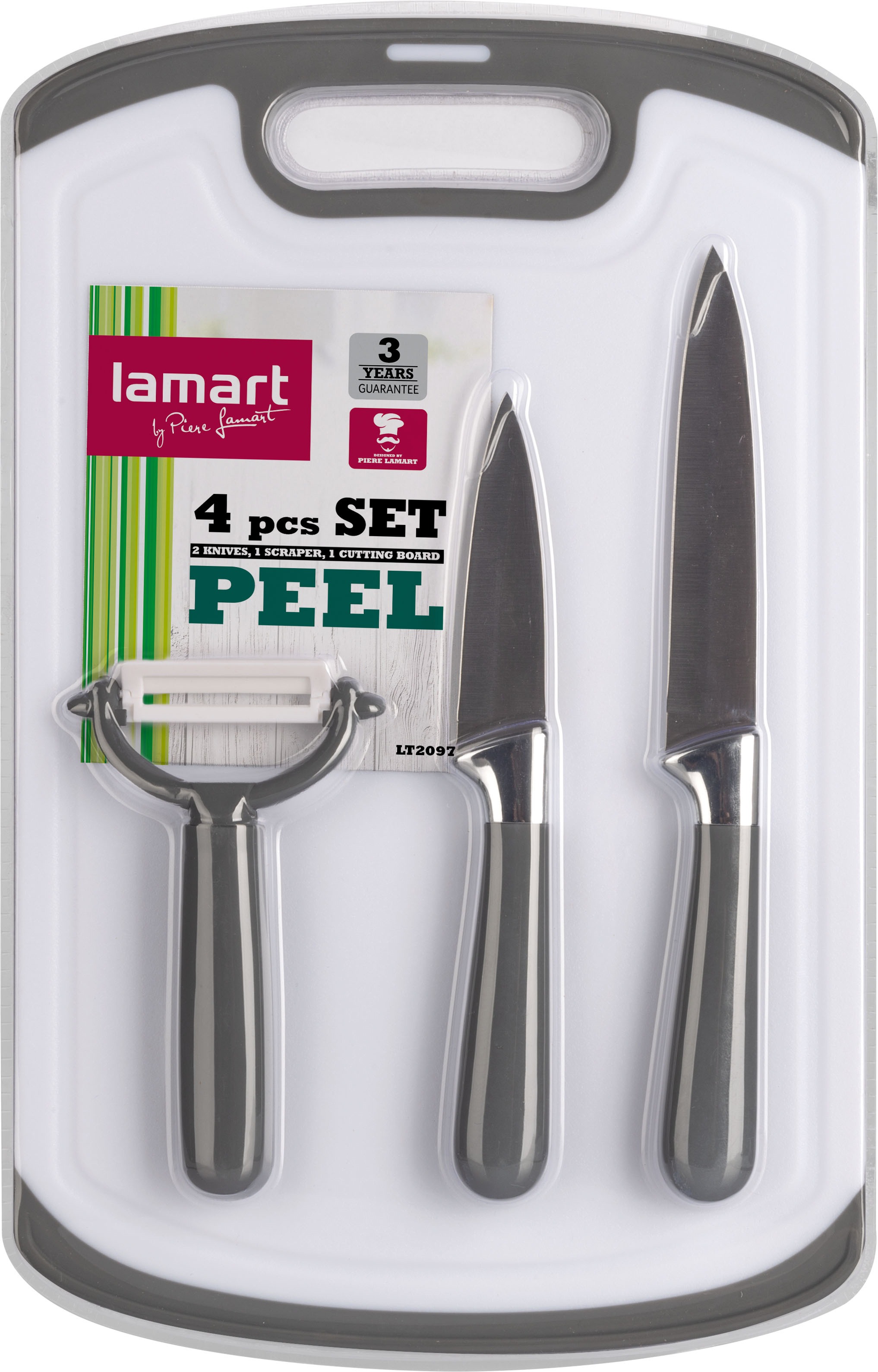 LAMART LT2097 NOŽE, ŠKRABKA, DOSKA, PEEL