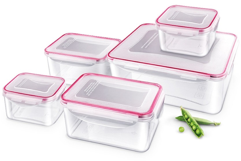 Lamart Súprava dóz 5 ks Clip LT6001