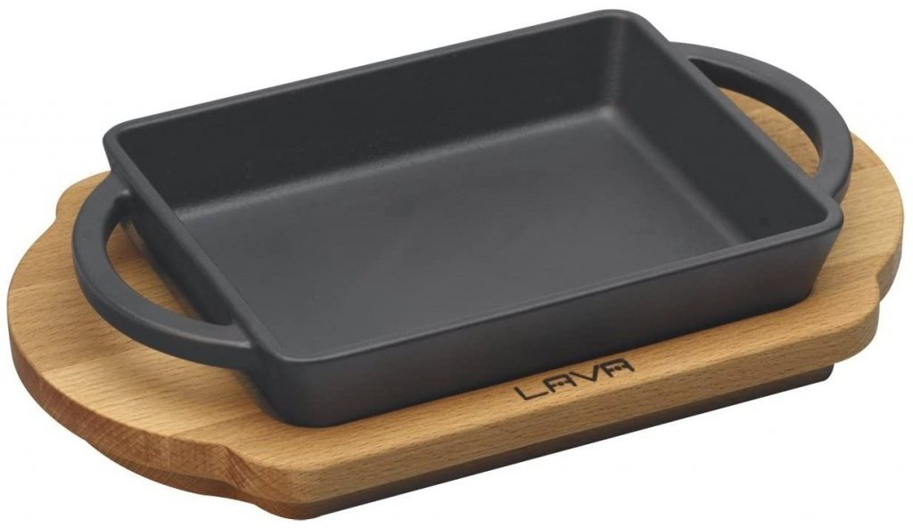 LAVA METAL Liatinová miska s podstavcom 12x15 cm
