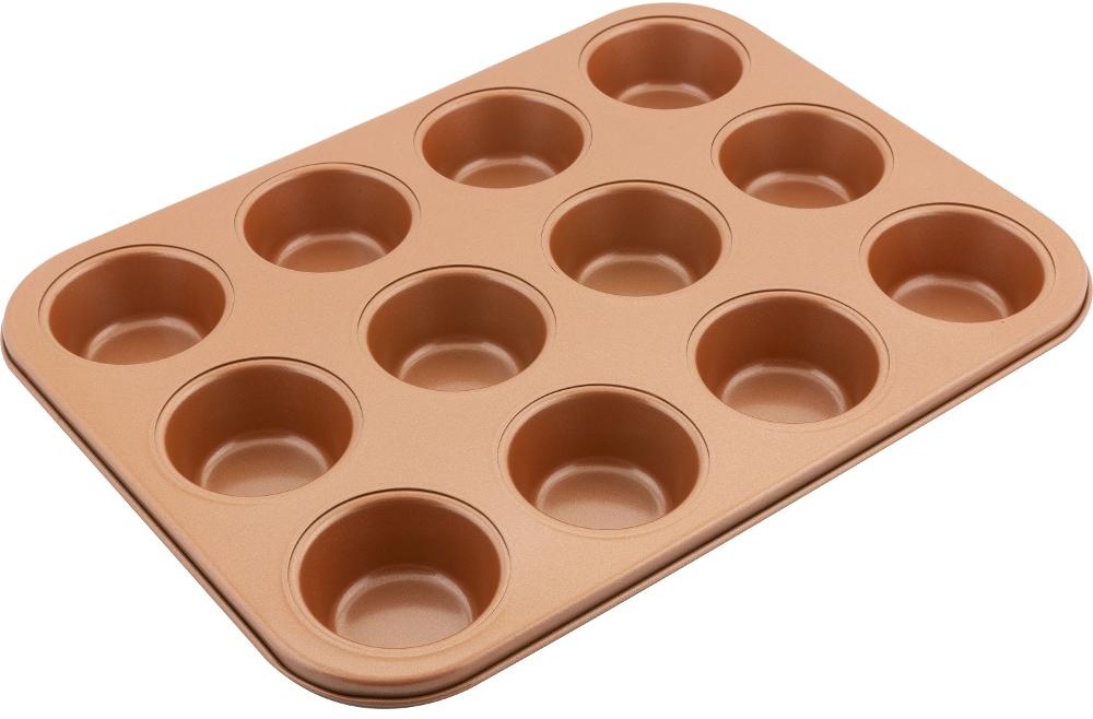 LAMART LT3092 12 MUFFINOV 35,5 × 26,5 COPPER