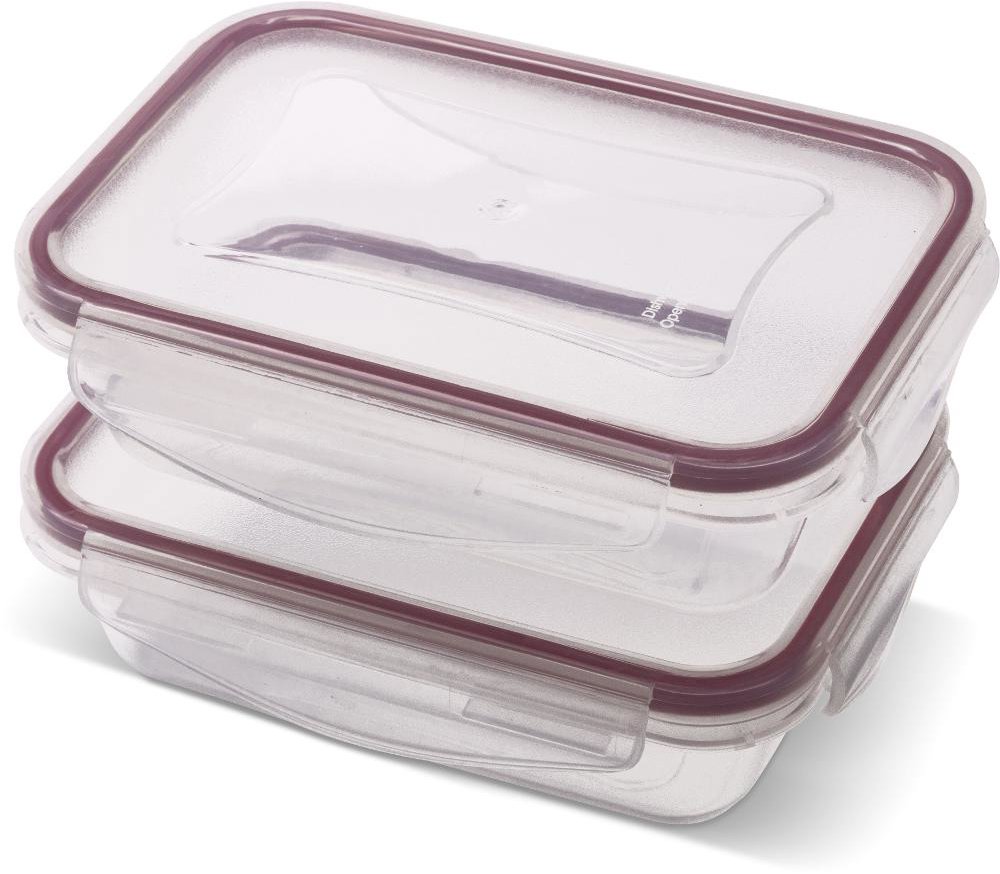Lamart LT6061 Set dóz, 2× 0,4 l CLIP obdĺžnik