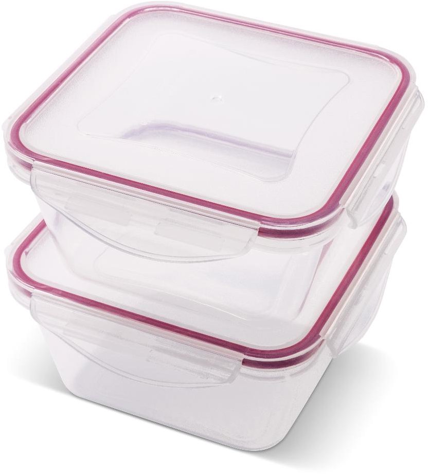 Lamart LT6060 Set dóz, 2× 0,6 l CLIP štvorec
