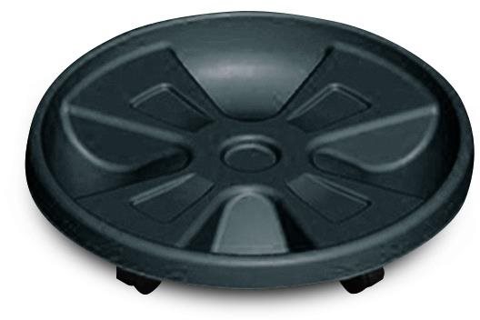 Gardino, miska pod kvetináč s kolieskami O 35 cm, antracit