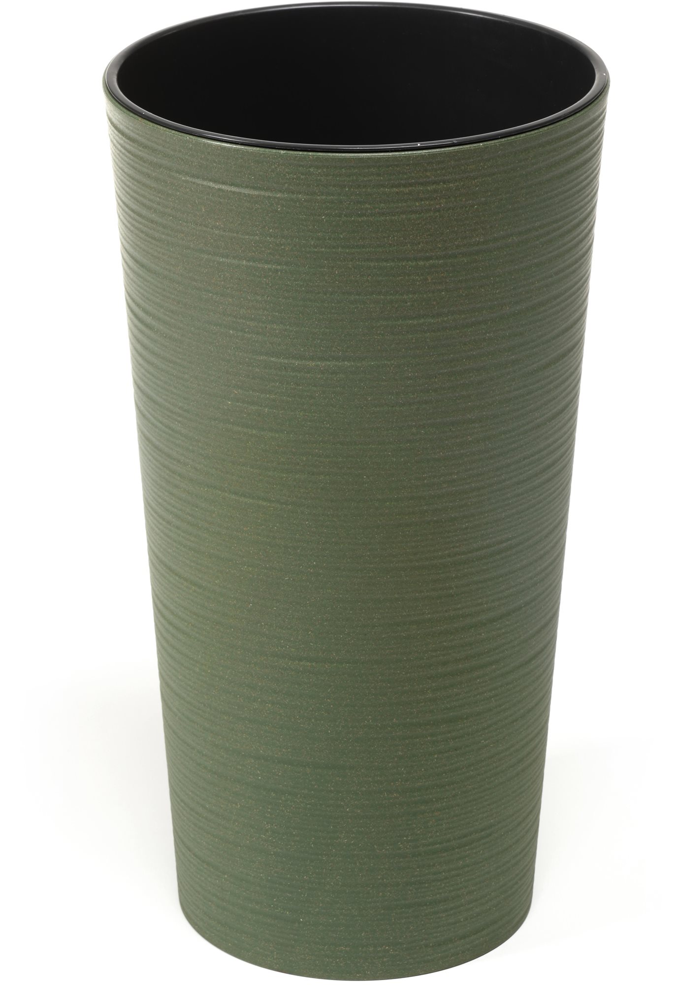 LAMELA, kvetináč LILIA ECO DLUTO – vrúbok O 30 cm, výška 57 cm, zelený