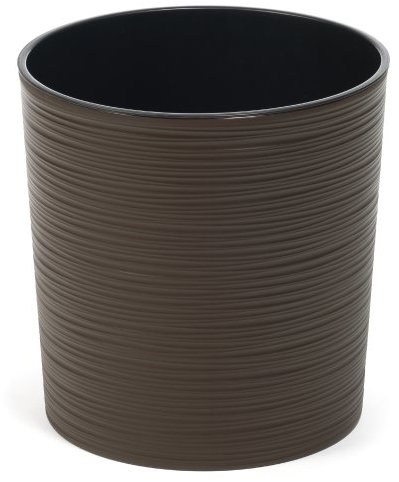 LAMELA Kvetináč MALWA DLUTO – vrúbok, 250 mm, moka