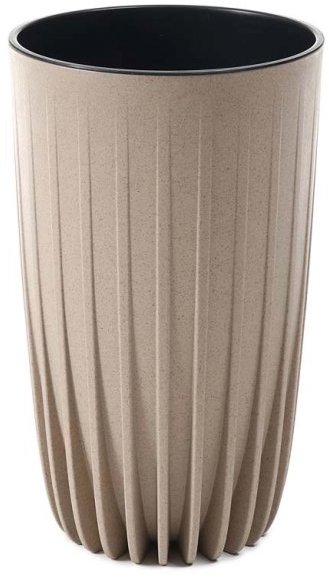 Lamela Kvetináč MIRA priemer 25 cm, vysoký, coffe latté