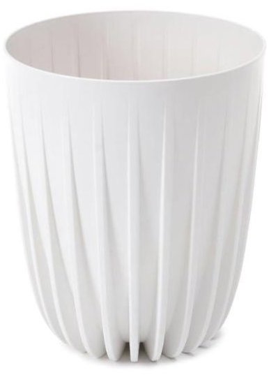 Lamela Kvetináč MIRA priemer 30 cm, biely