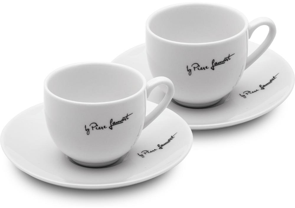 Lamart LT9208 KAFFE Šálka s tanierikom 90 ml 2 ks