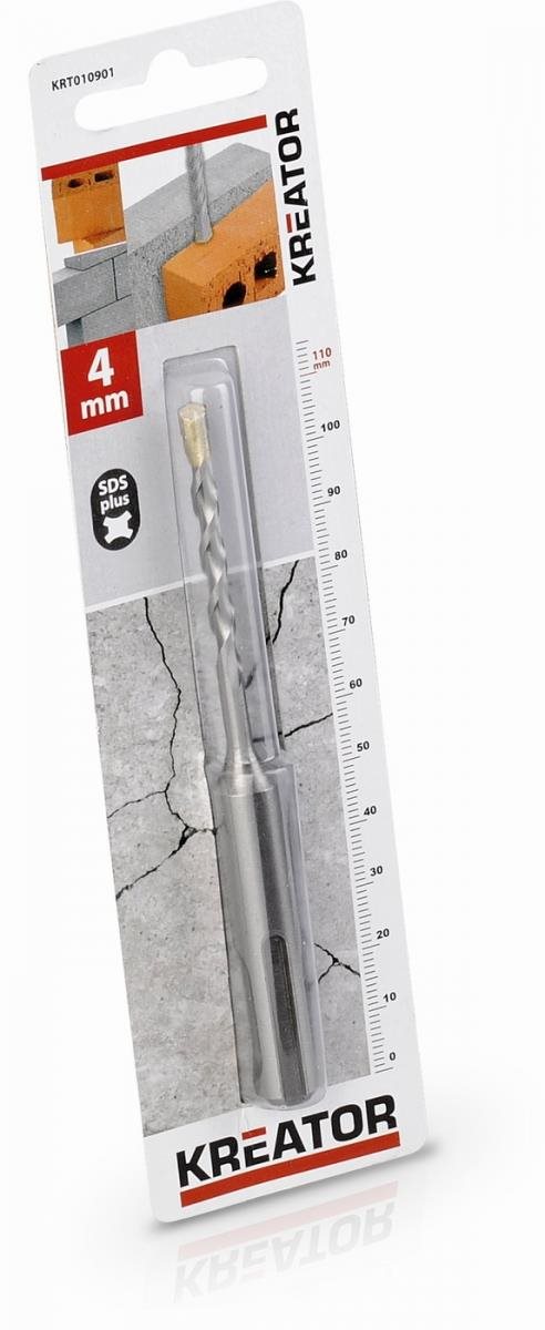 KRT010901 – Vrták SDS PLUS do betónu 4 × 110 mm