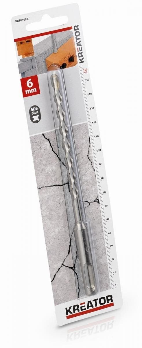 KRT010907 – Vrták SDS PLUS do betónu 6×160 mm