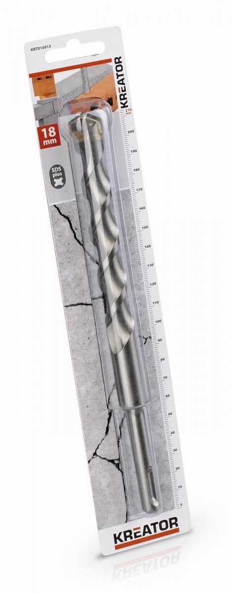KRT010913 – Vrták SDS PLUS do betónu 18 × 210 mm