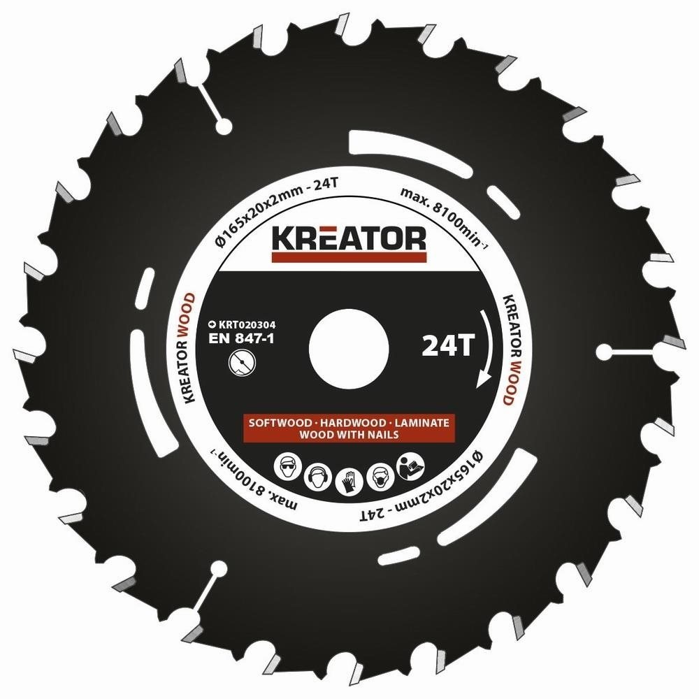 KRT020304 – Pílový kotúč pre ponorné píly 165 mm, 24T