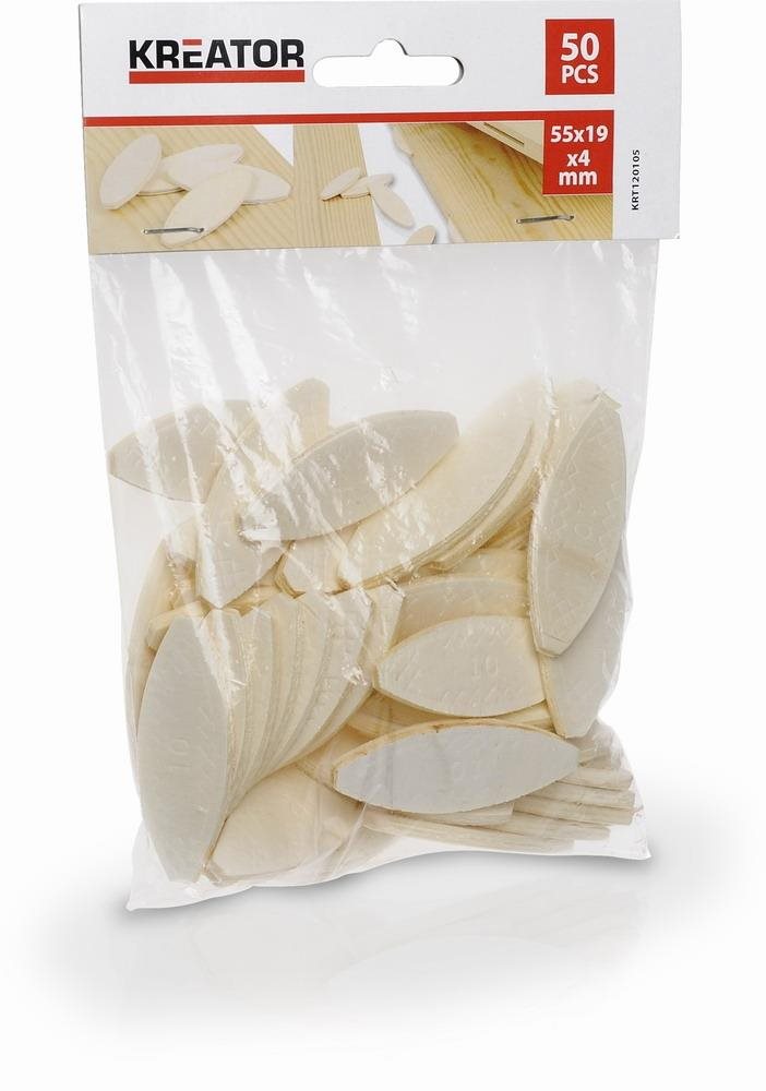 KREATOR Spojovacia lamela 55 × 19 × 4 mm (50 ks) KRT120105