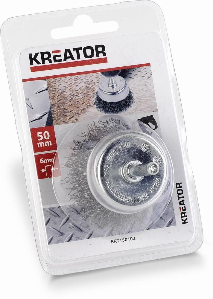 Kreator KRT150102 Oceľová kefa na vŕtačky 50 mm