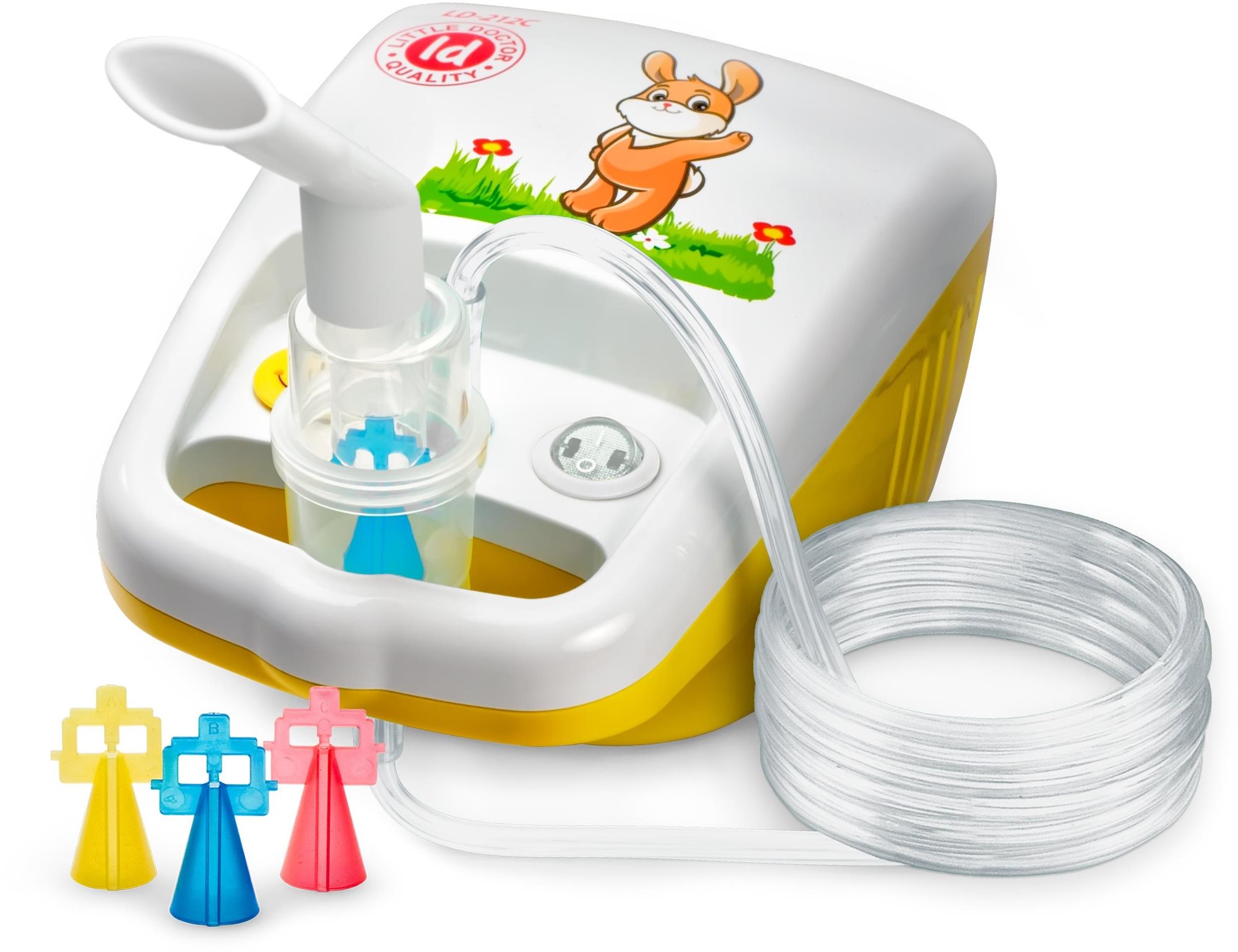 Little Doctor Inhalátor kompresorový LD-212C žltý