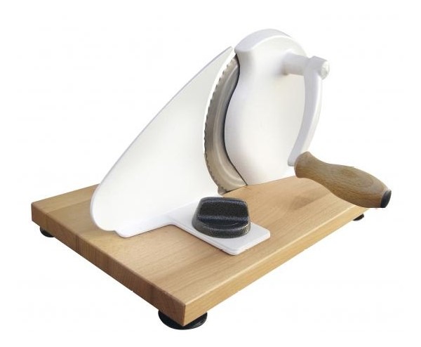 Lodos Krájač na chlieb a potraviny Trend, s prísavkami, biely