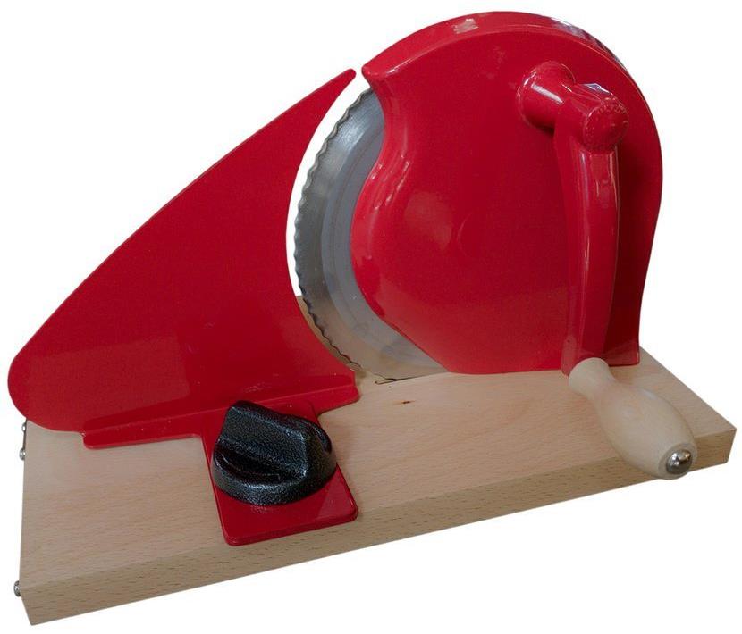 Lodos Krájač na chlieb a potraviny Trend, červený