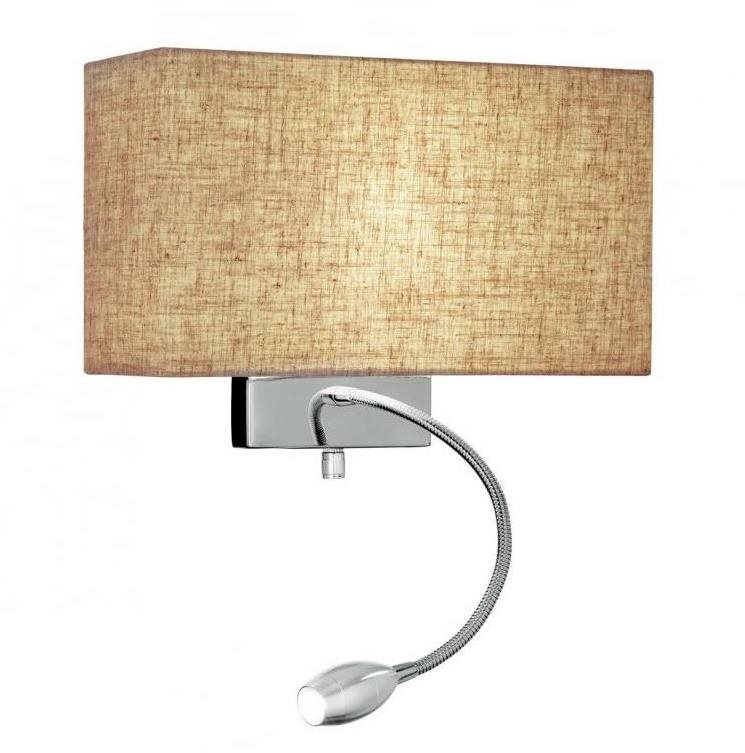 Ideal Lux – Nástenné svietidlo 1× E27/60 W + LED/1 W/230 V