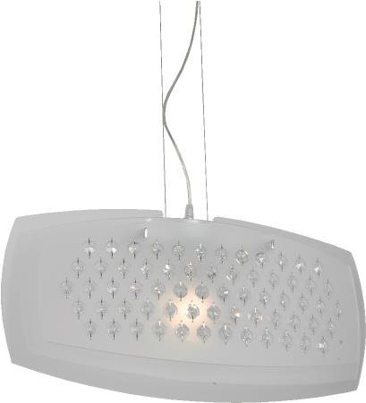 SKYCRISTALL 1× E27/100 W, SATIN TRANSPARENT