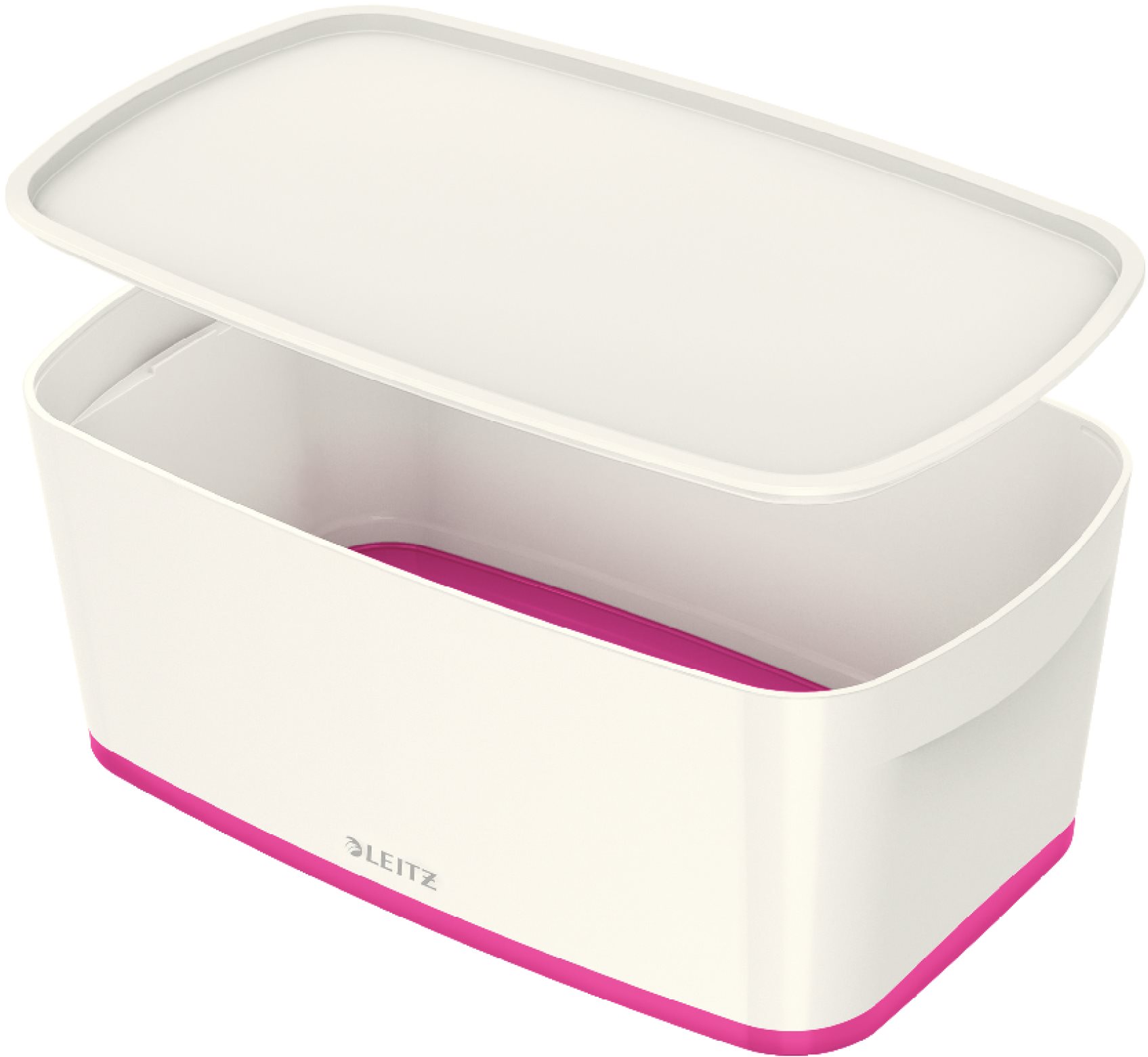Leitz WOW MyBox, veľkosť S, biela/ružová