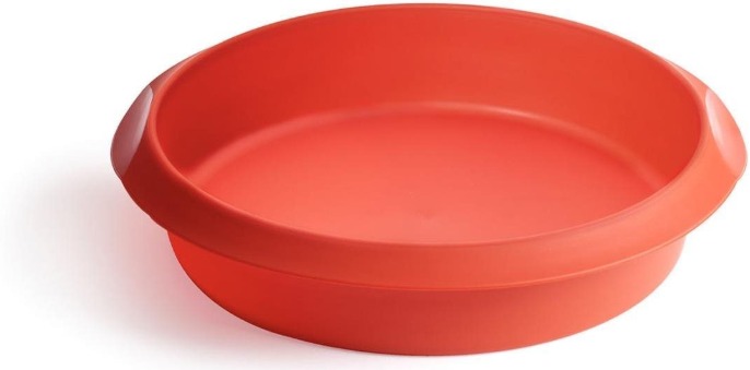 LEKUE Klasická forma na tortu Lékué Round Cake 20 Cm | červená