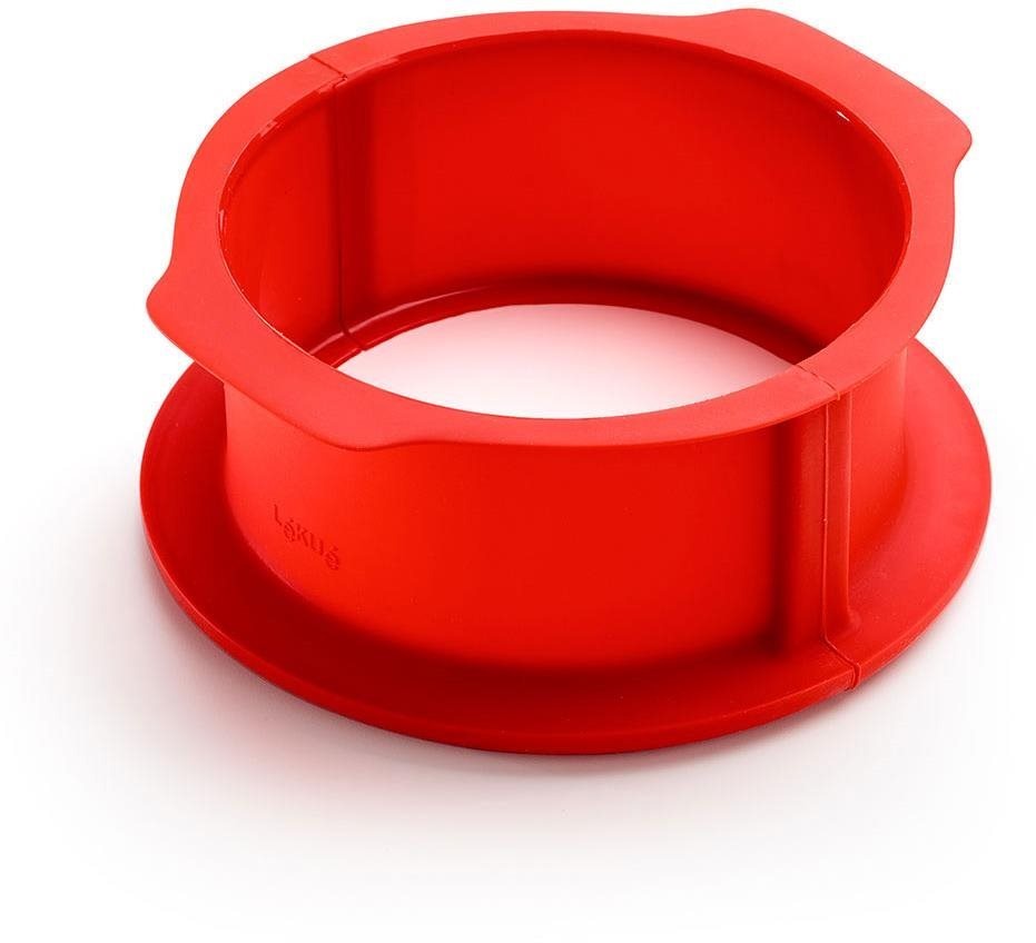 LEKUE Silikónová nádoba na pečenie na tortu 15 cm Lekue | červená