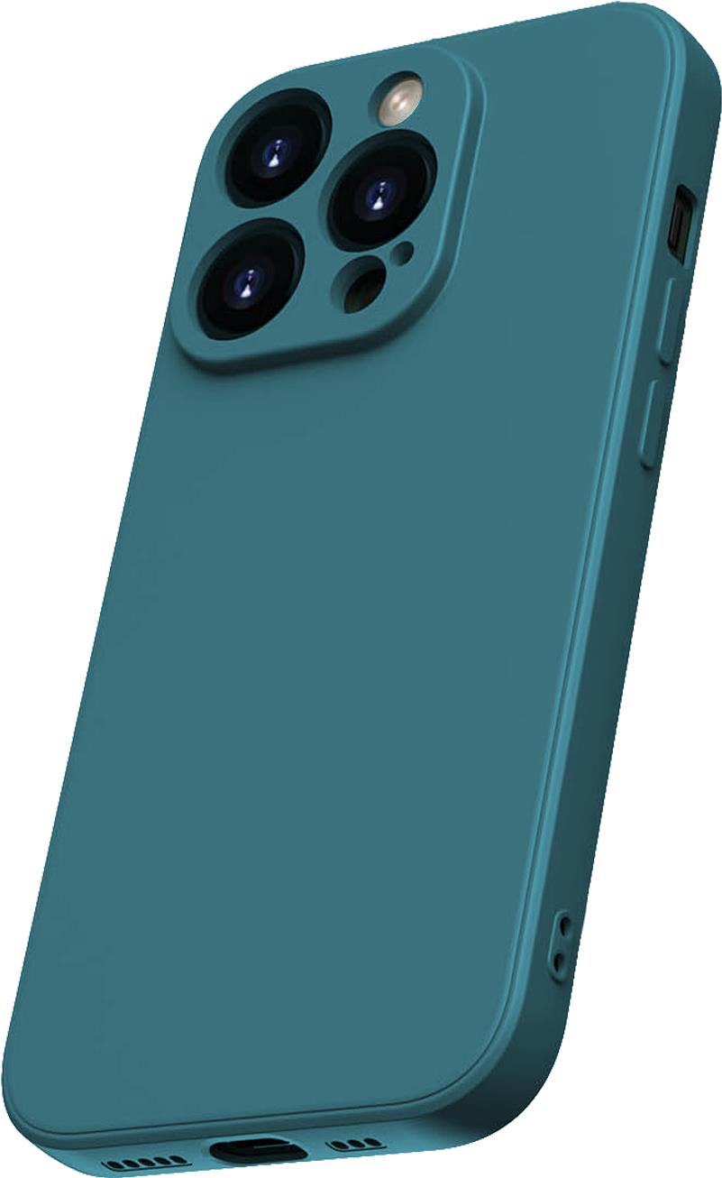 Lenuo TPU obal na iPhone 15 Pro Max tmavo modrý