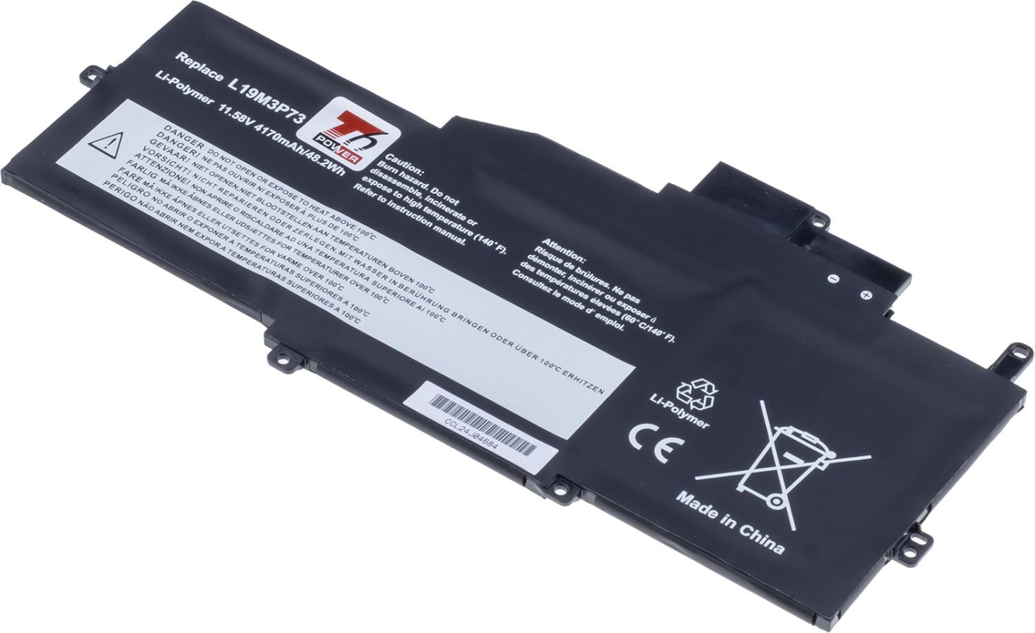 T6 Power pre Lenovo ThinkPad X1 Nano Gen 1, 4170 mAh, 48,2 Wh, 3-cell, Li-Pol