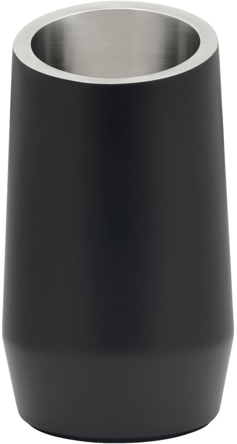LEOPOLD VIENNA Chladič na víno, antikoro, čierny mat, výška 255 mm, priemer 142 mm