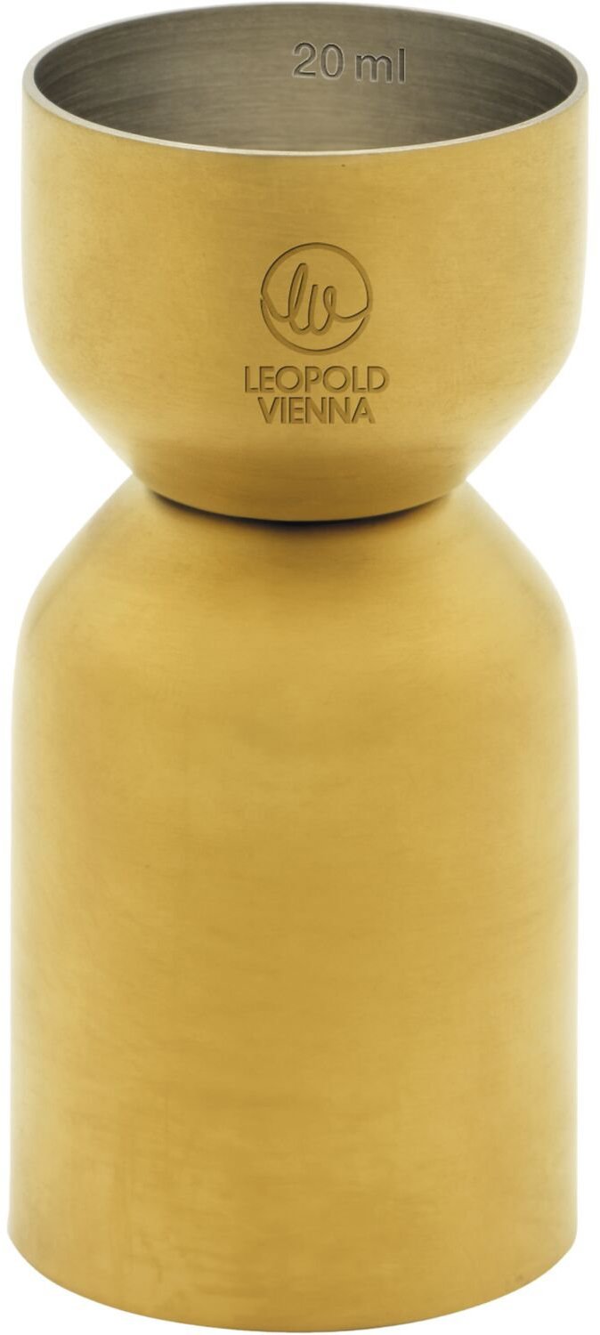 LEOPOLD VIENNA Arinto Jigger 2 a 4 cl, zlatá, výška 85 mm, priemer 42 mm