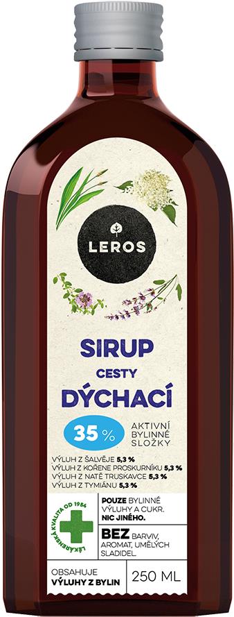 Leros Sirup Cesty dýchacie 250 ml