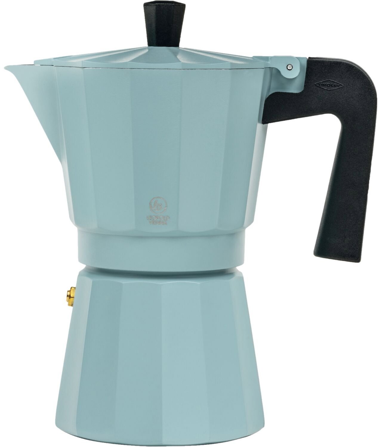 LEOPOLD VIENNA Moshi, hliník, mint, 6 šálok, výška 21 cm, dĺžka 17,5 cm