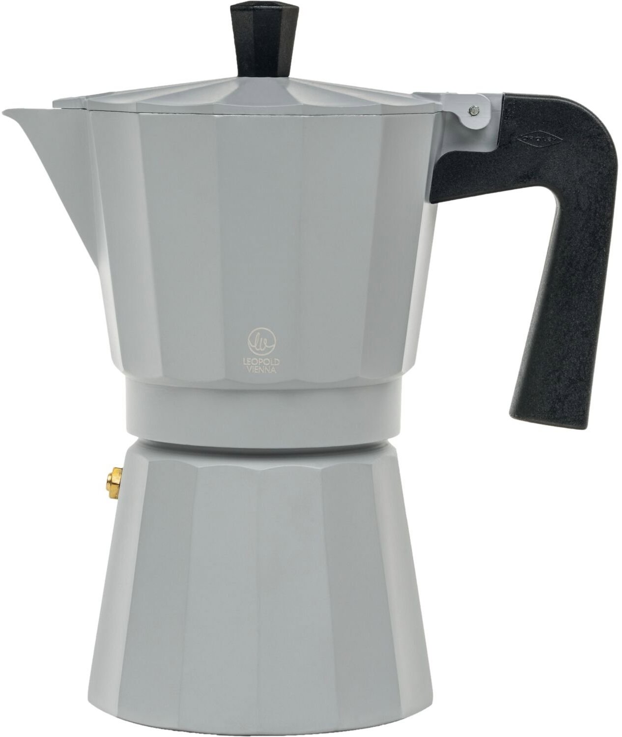 LEOPOLD VIENNA Moshi, hliník, sivá, 6 šálok, výška 21 cm, dĺžka 17,5 cm