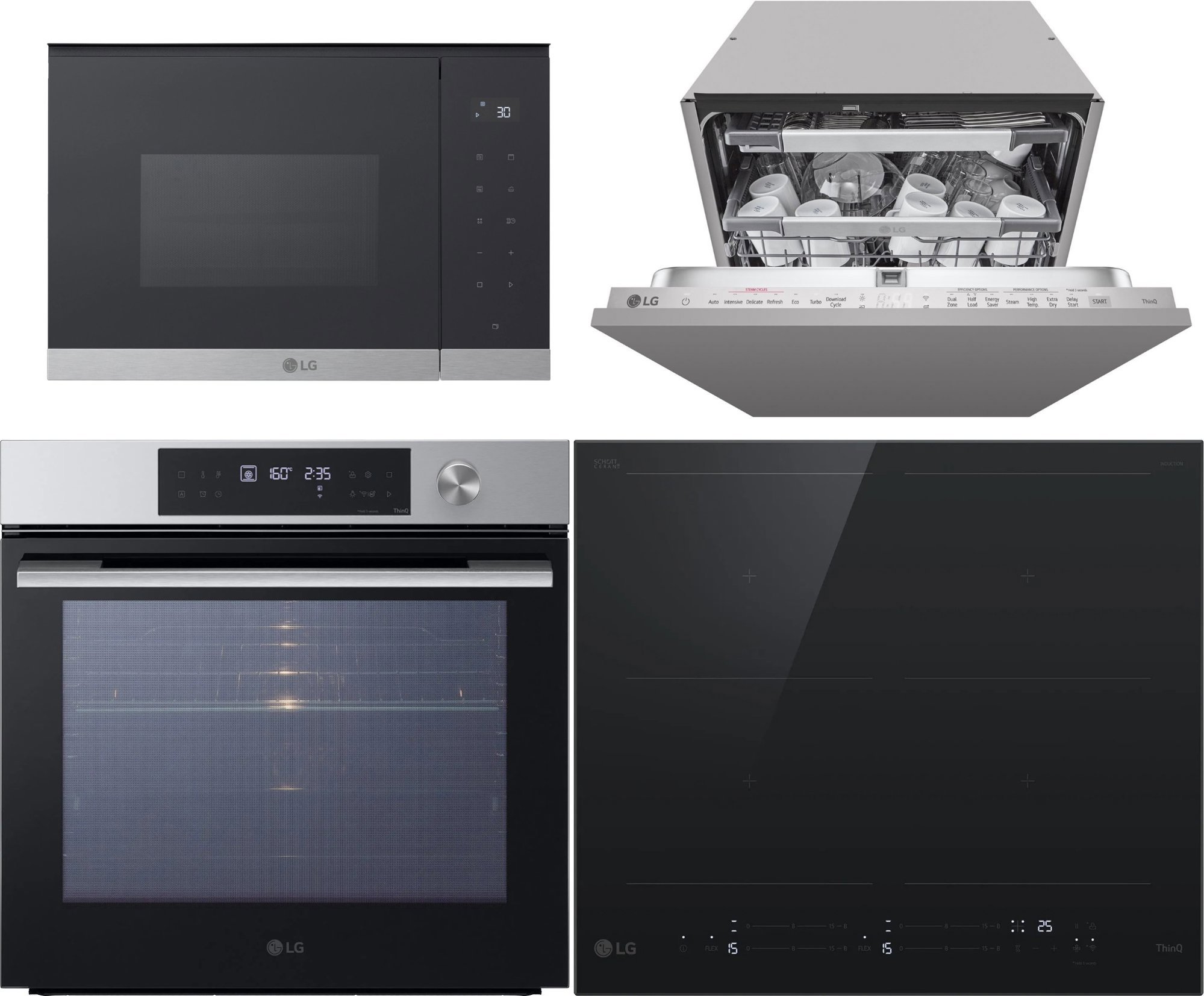 LG MG7Z2593D + LG DB976TKS + LG WSED7613S + LG CBIZ2437B