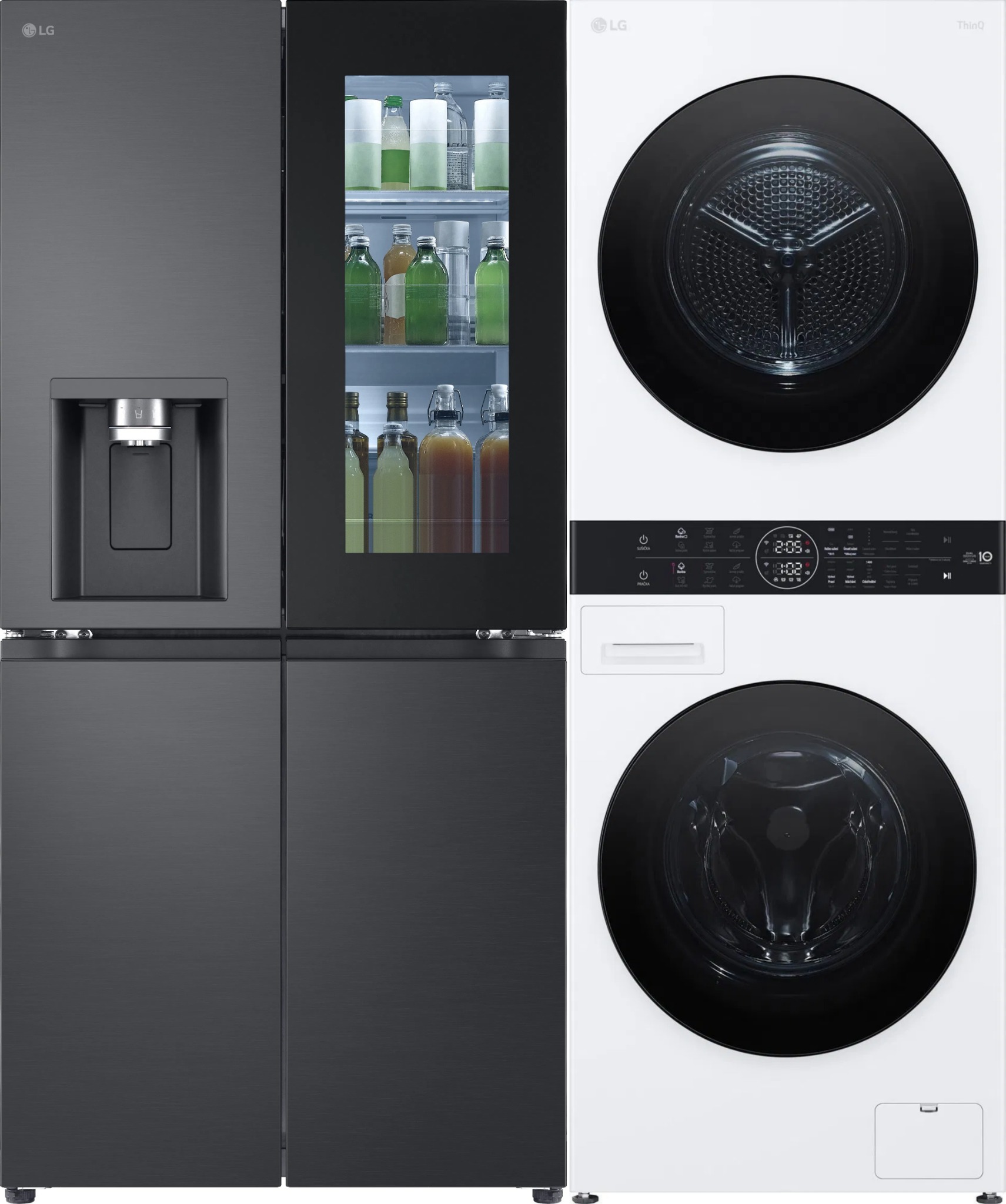 LG GMG860EPBE + LG WashTower WT1210WWF