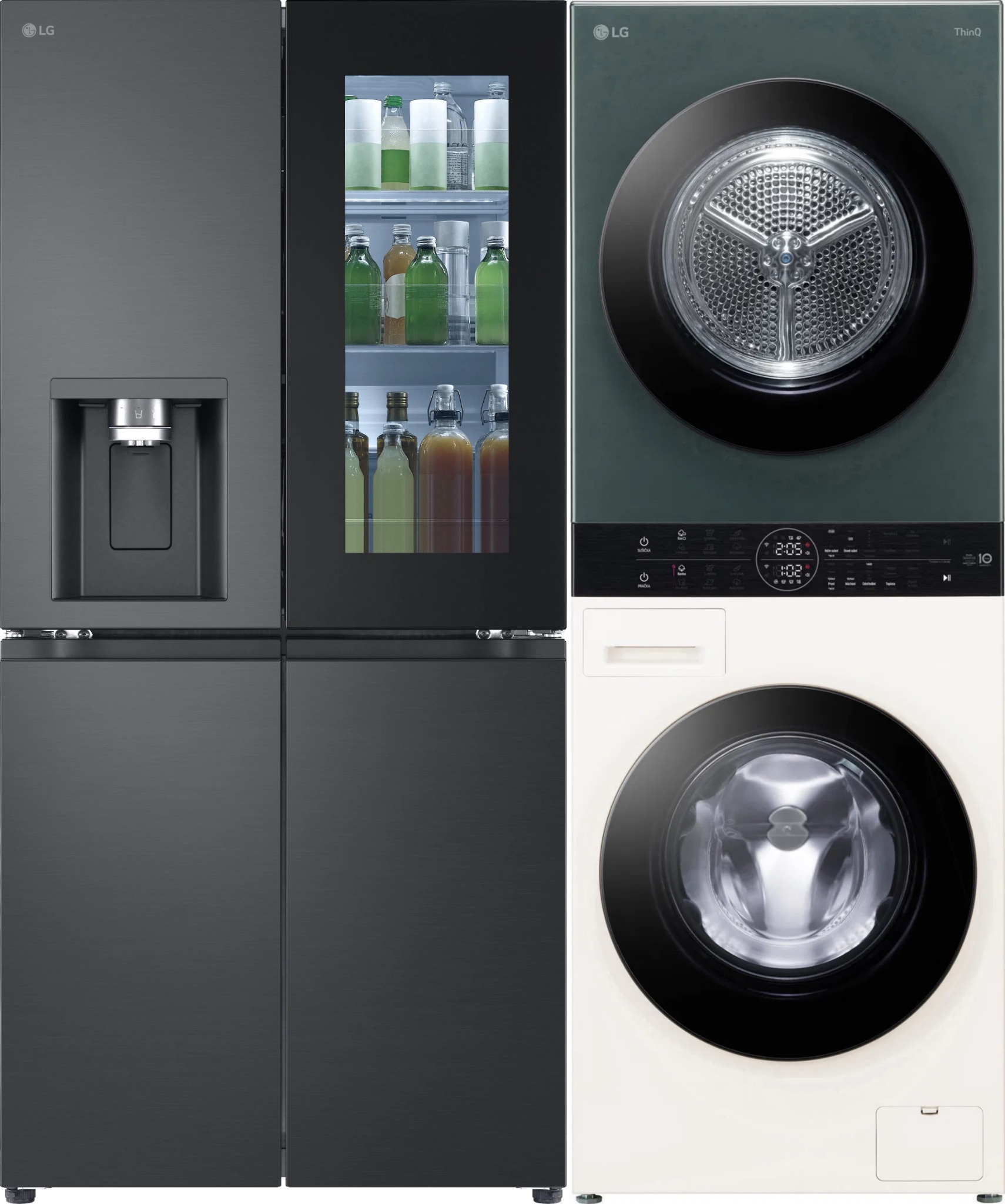 LG GMG860EPBE + LG WashTower WT1210EGF