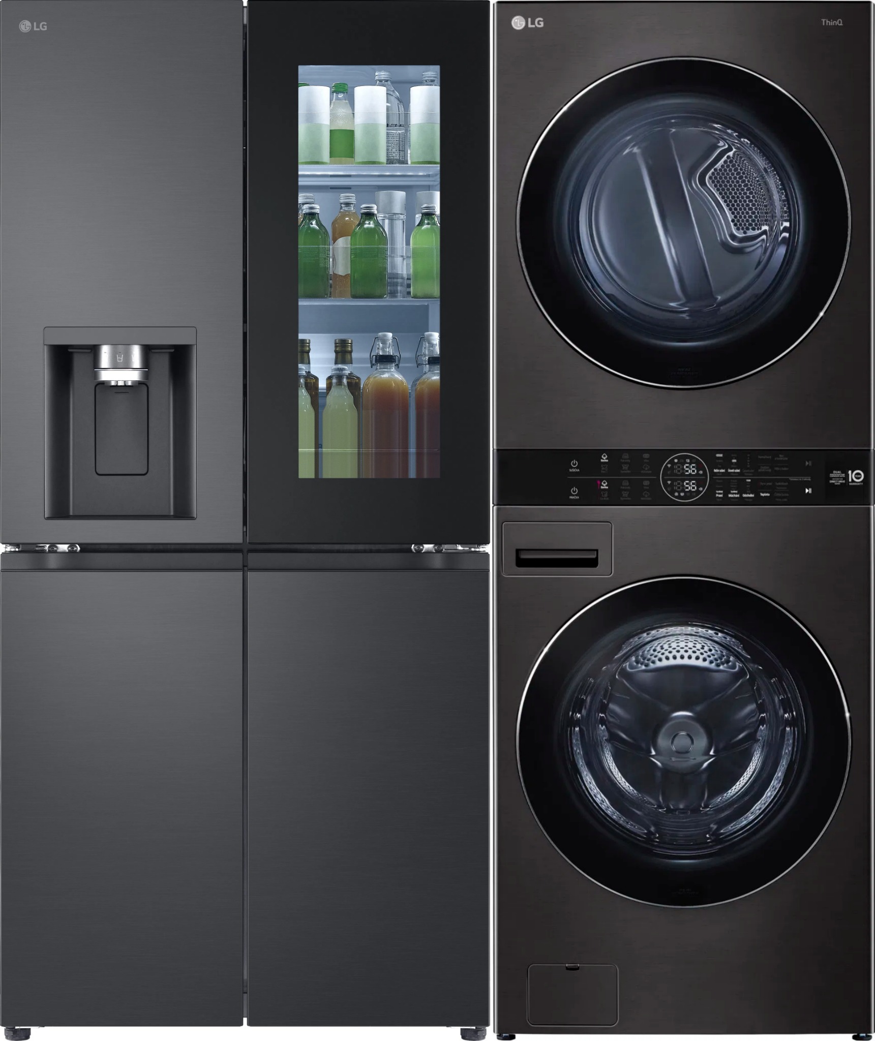 LG GMG960EVEE + LG WashTower WT1716BBF