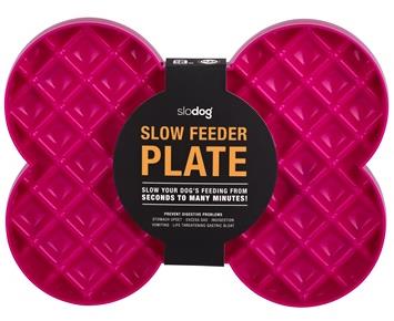 LickiMat SloDog lízacia/spomaľovacia, kosť, zelená