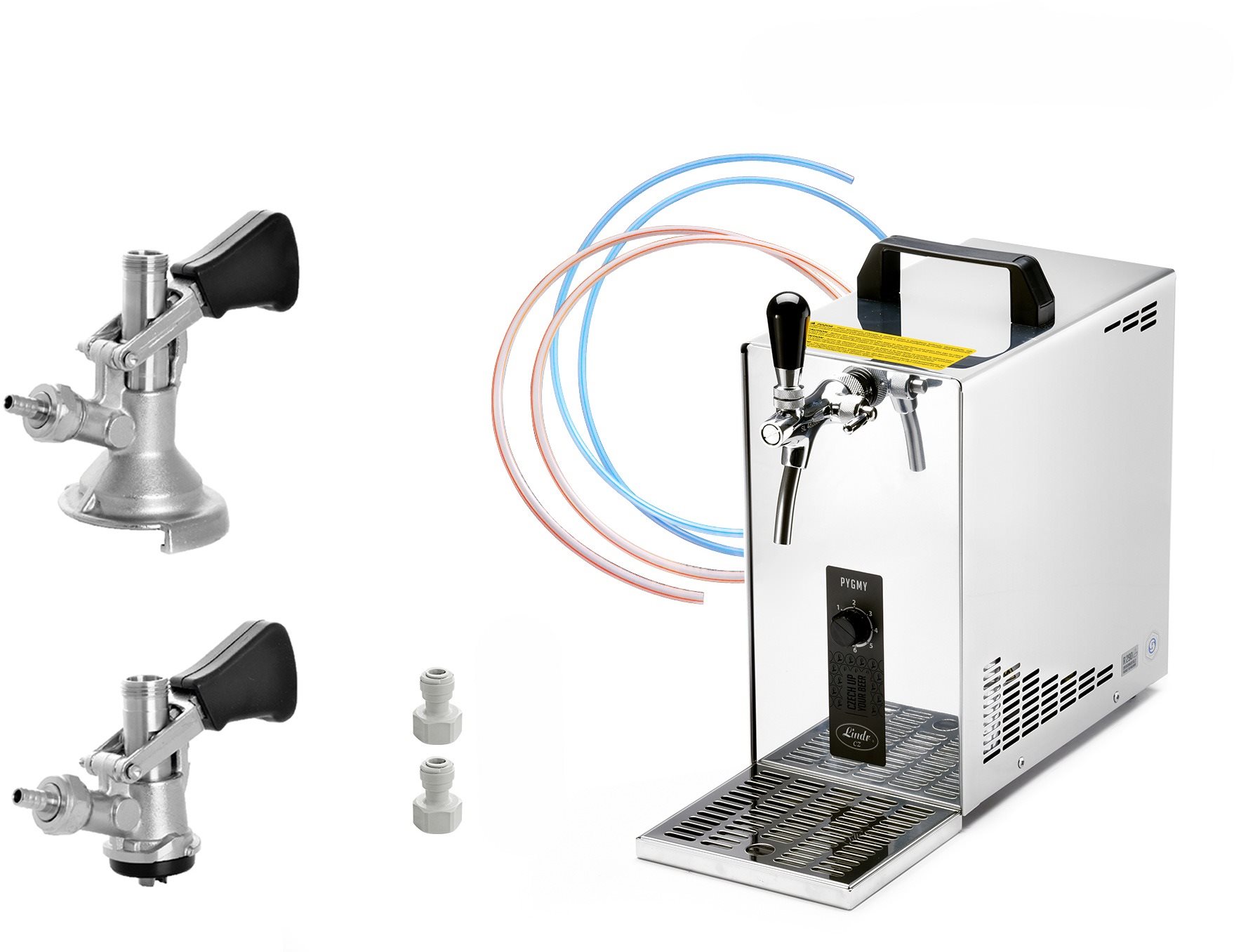 LINDR PYGMY 20/K Green Line new, bajonet, plochý, spojovací set 1× nápoj