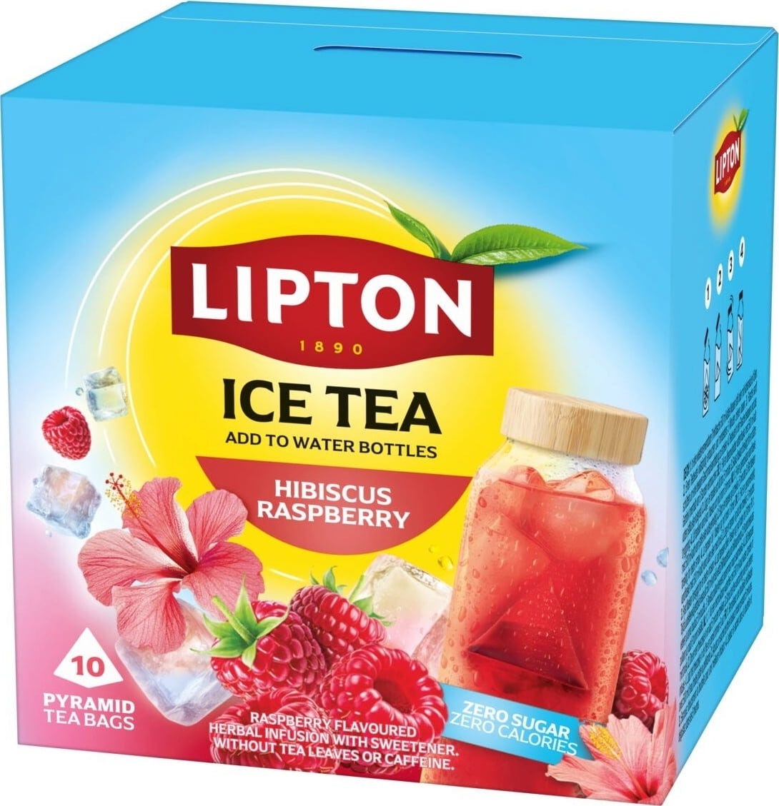 Lipton Ice tea Raspberry & Hibiscus 10 vrecúšok