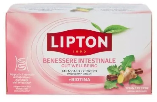 Lipton Gut Health Biotín 17 × 1,9 g