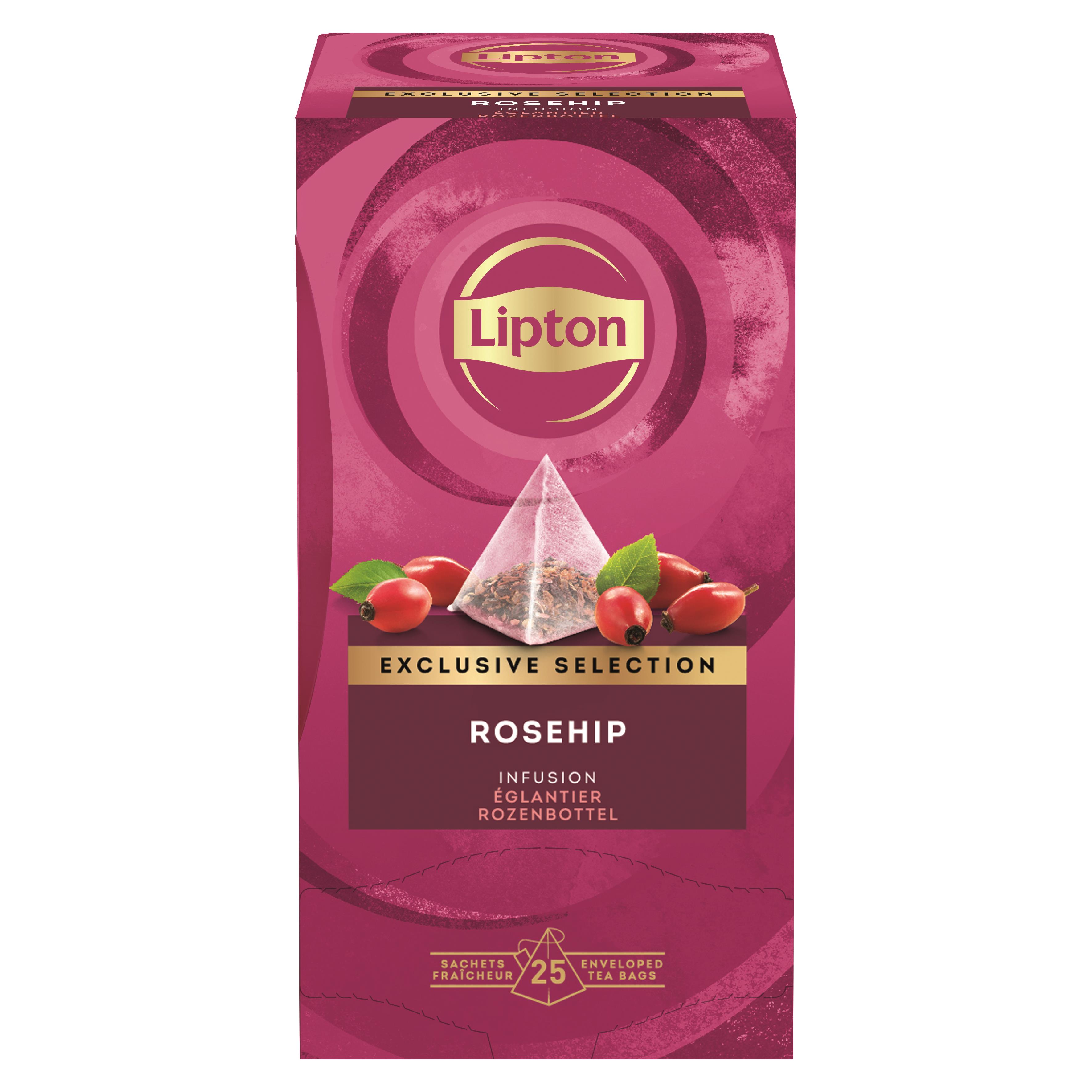 Lipton Pyramid Rosehip 25× 2,52 g