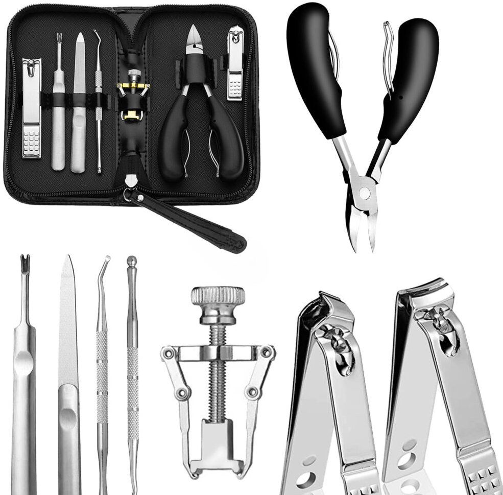 Livefy Nail Nippers 8 ks, čierna