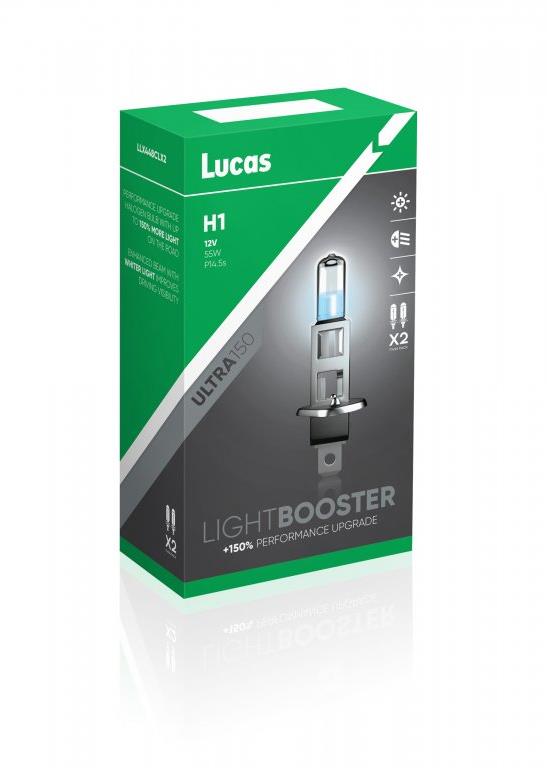 Lucas LightBooster H1 12 V 55 W +150 % sada 2 ks