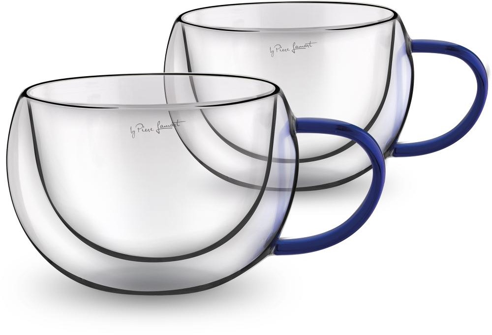 Lamart termopohár LT9113 VASO Súprava Cappuccino 270 ml 2 ks modrý
