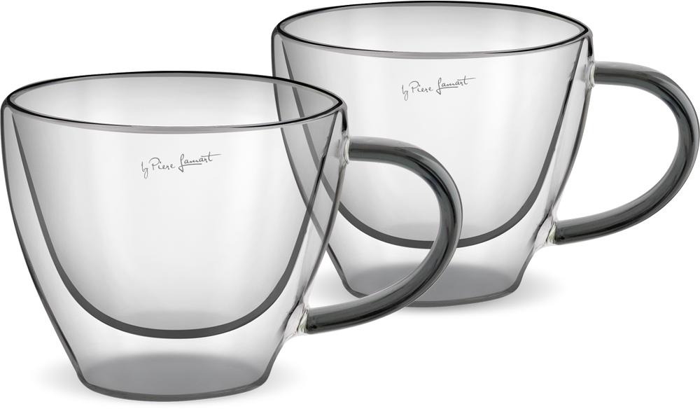 Lamart termopohár LT9117 VASO Súprava Cappuccino 190 ml 2 ks čierny