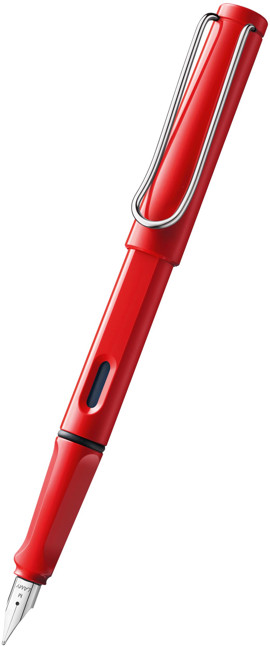 LAMY safari Shiny Red plniace pero